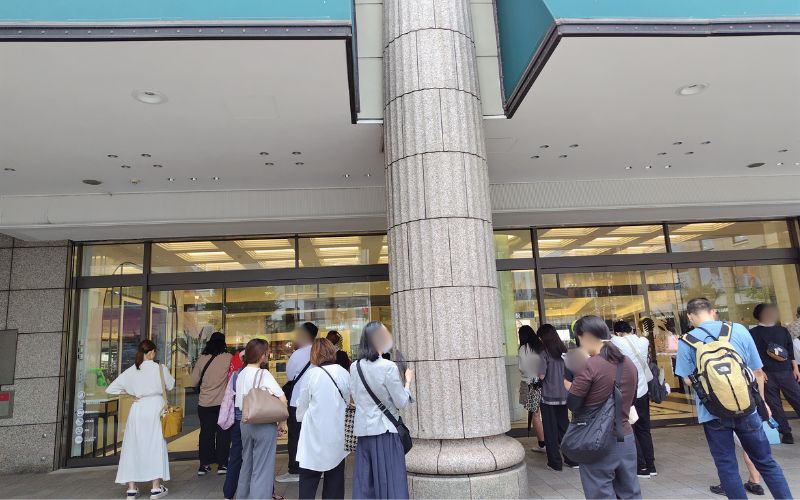大丸神戸店「夏の北海道展」開店5分前の様子