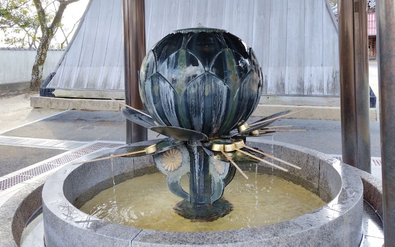 中山寺手水舎
